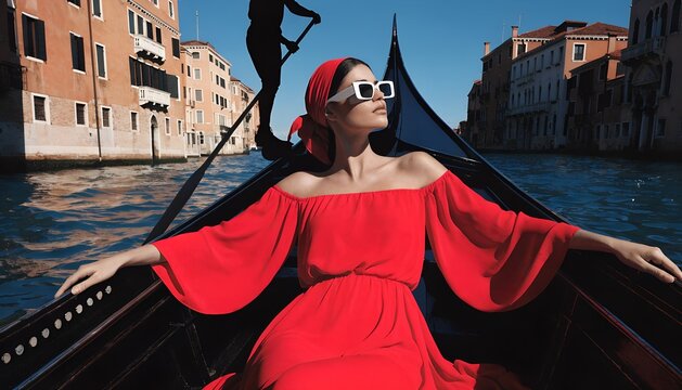 woman in venice