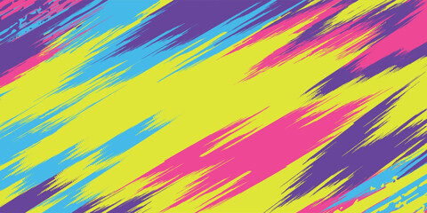 Grunge design of modern jersey colors and patterns, abstract colorful lines sublimation, sports background, cheering, running, cycling, basketball, netball, event, team, vector illustration. eps 10 © Samsul
