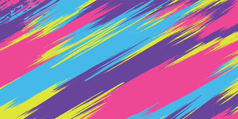 Grunge design of modern jersey colors and patterns, abstract colorful lines sublimation, sports background, cheering, running, cycling, basketball, netball, event, team, vector illustration. eps 10 © Samsul