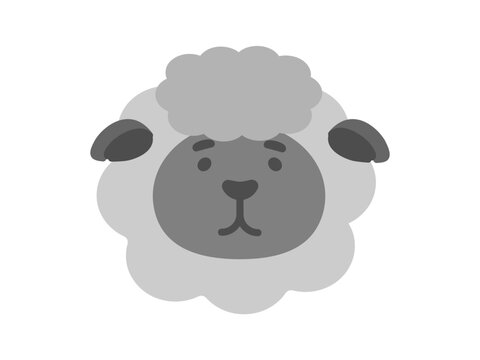 黒い羊　イラスト