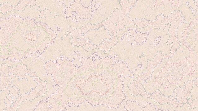 Contour candy pop vivid terrain lines