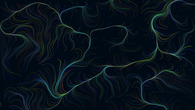 Flow field candy pop vivid swirls