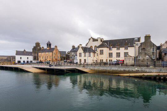 Am Hafen von Lerwick - altes Postamt und Tollbooth
