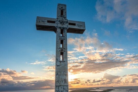 Croix de la pointe des ch&acirc;teaux en Guadeloupe.