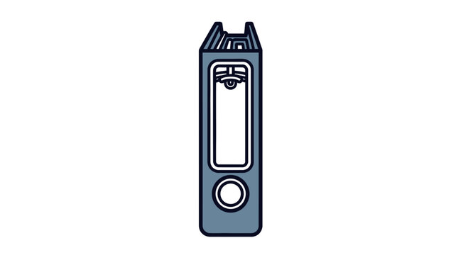 Modern Electric Shaver on White Background