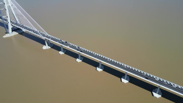 Batang Lupar Bridge 1 is a 4.884-kilometer-long two-lane bridge in Sarawak, officially recognized as the longest river-crossing bridge in Malaysia. Spanning across the Batang Lupar River.