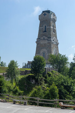 mountains of the Pasubio massif, path of 52 tunnels and memorial of the First World War