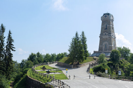 mountains of the Pasubio massif, path of 52 tunnels and memorial of the First World War