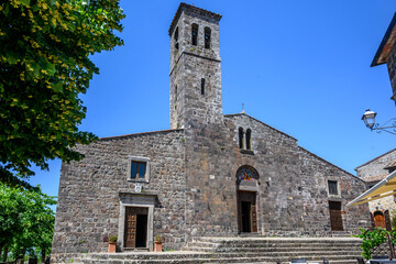 Fototapeta premium Radicofani, Toscana, via Francigena