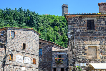 Fototapeta premium Radicofani, Toscana, via Francigena