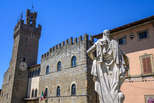 Arezzo, Toscana, centro storico, Palazzo dei Priori, municipio