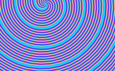 Naklejka premium Rainbow colored spiral vortex background with vibrant circular patterns.