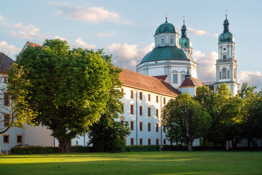 Hofgarten, Basilika St. Lorenz, Kempten im Allg&auml;u