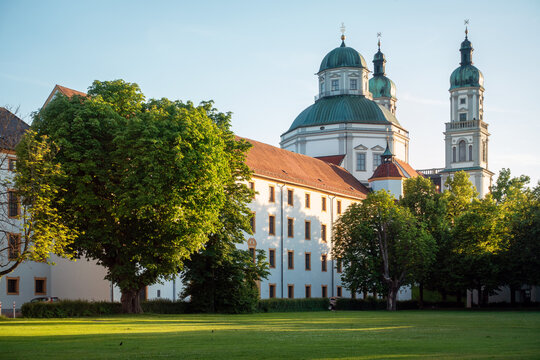 Hofgarten, Basilika St. Lorenz, Kempten im Allg&auml;u