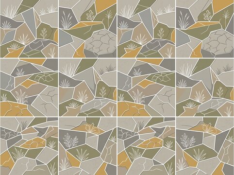 Wallpaper botani krem minimalis, pola daun halus pada kertas bertekstur, latar belakang bunga netral yang elegan untuk desain interior dan stasioner.