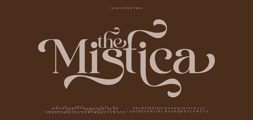 Sans serif typography font vector. Modern clean elegant character set. Creative alphabet simple typeface. Digital letter type style. Logo art banner poster flyer billboard text graphic design  © Font_Hub