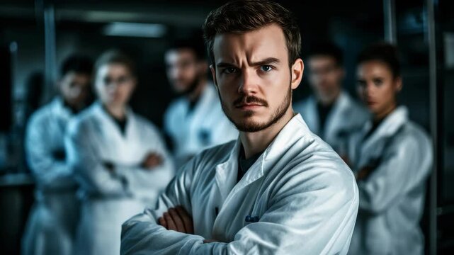 Team of Scientists in a Laboratory