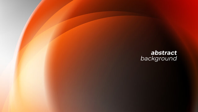 Abstract Background with vibrant blurred round shapes. Bright color gradients for creative graphic design. Vector illustration.