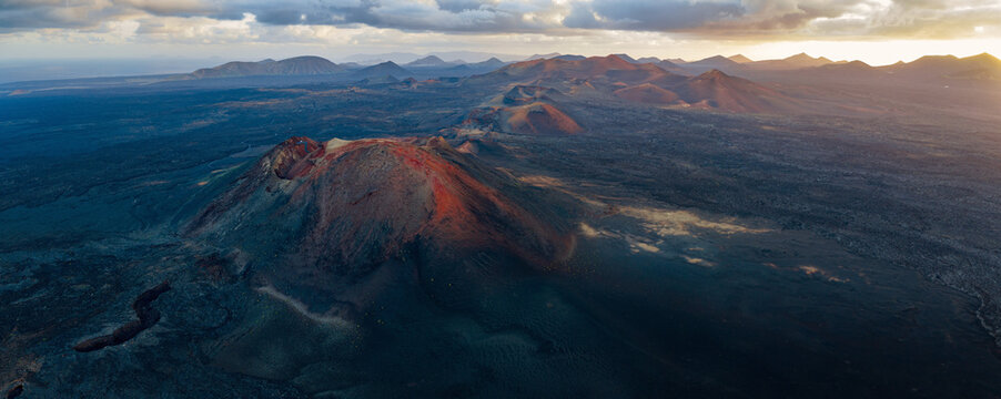 Volcanic Landscape of Lanzarote, Canary Islands, Spain