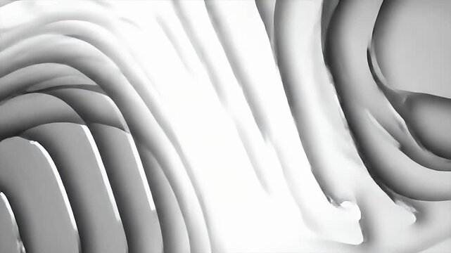Abstract grayscale undulations create a sense of depth and motion.