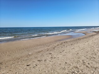 Zalana wodą plaża  © WalDec