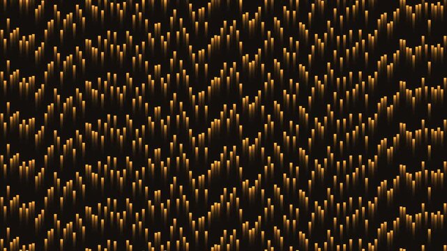 Golden lines create a pattern against a dark background