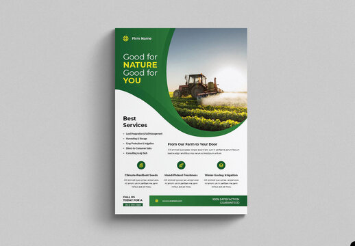 Agriculture Flyer Template