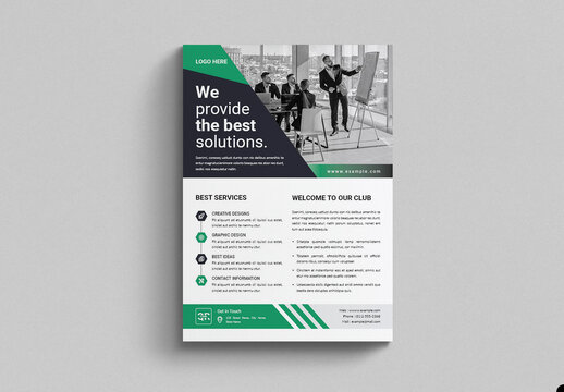 Business Solution Flyer Template
