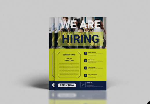 Company Hiring Poster Template