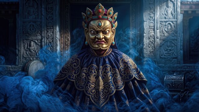 Hemis Festival Monastery Spiritual Concept Artwork