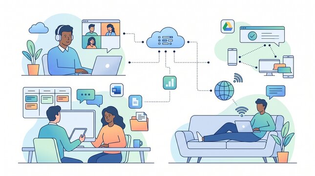 Remote team collaboration and communication