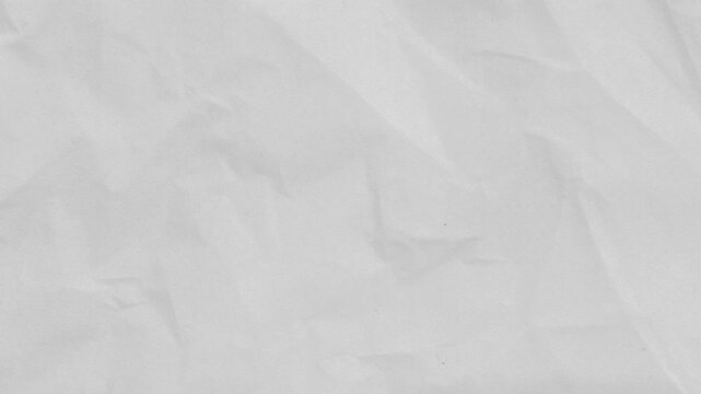 Animated White Crumpled Paper Texture Background