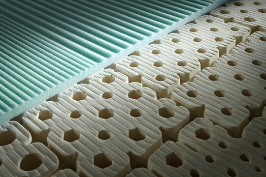 Close up of a latex sheet