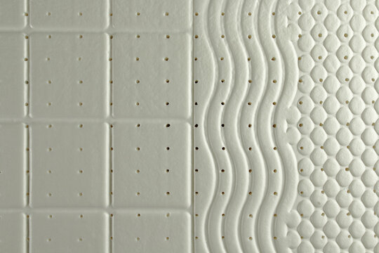 Close up of a latex sheet