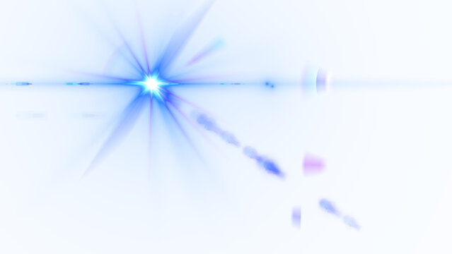 camera lens flare blue pink light and rays flicker glowing isolated alpha channel loopable animation,video stream overlay motion design element