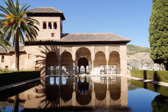 Granada (Spain). Palacio del Partal in the grounds of the Alhambra in Granada