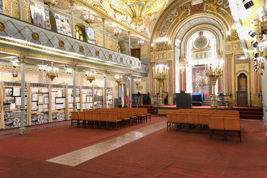 Bucharest (Romania). Interior of the Choral Temple in the city of Bucharest.