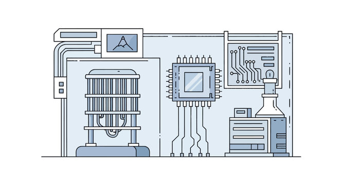 Advanced quantum computer hardware and cooling system