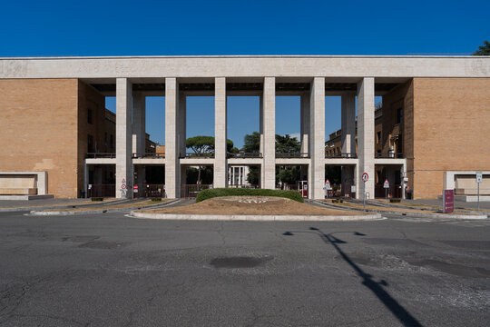 The main entrance to the Sapienza University of Rome, Italy
