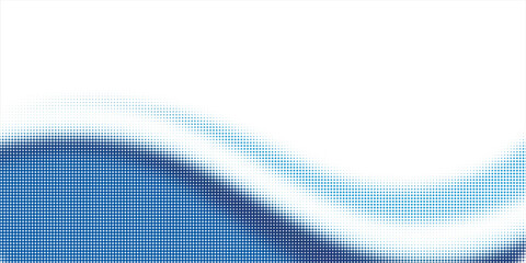 Fototapeta premium Abstract vector background, banner. Stylization of sea waves.