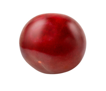 plum isolated on transparent background