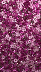 Obraz premium Vibrant Magenta and Pink Sequin Glitter Texture With Sparkling White Star Dots Background Wallpaper