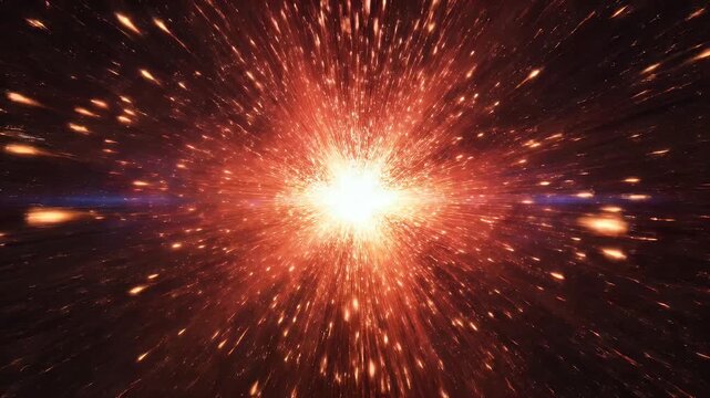 Vibrant Firework Bursts Over Dark Night Sky Celebration.