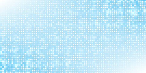 Fototapeta premium Baby blue pop art background in retro comic style with halftone dots design.Eps10