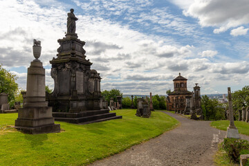 Obraz premium Glasgow Necropolis in Schottland