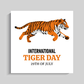 International Tiger Day Social Media Instagram Post Banner Design