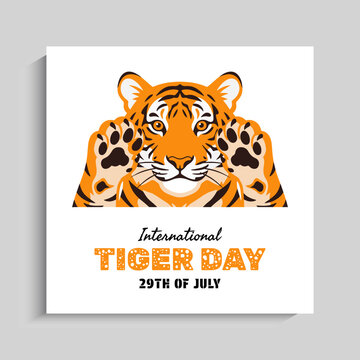 International Tiger Day Social Media Instagram Post Banner