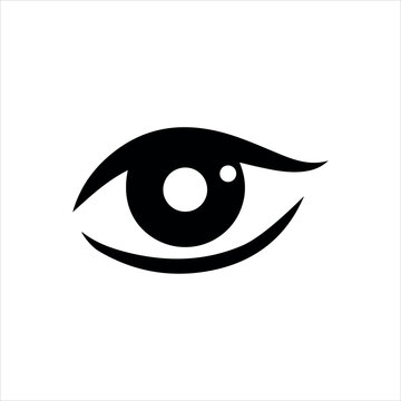 Woman eye vector icon