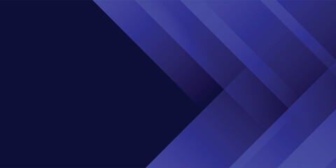 Obraz premium Abstract dark blue background with overlapping diagonal geometric shapes. Modern minimalist gradient lines design on a corporate creative backdrop vector.