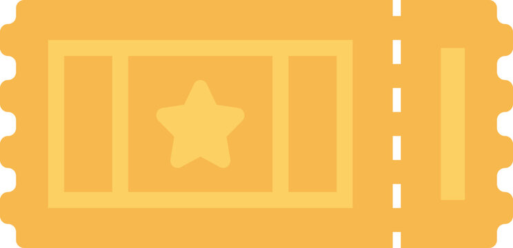 Cinema 3D Glasses Flat Icon